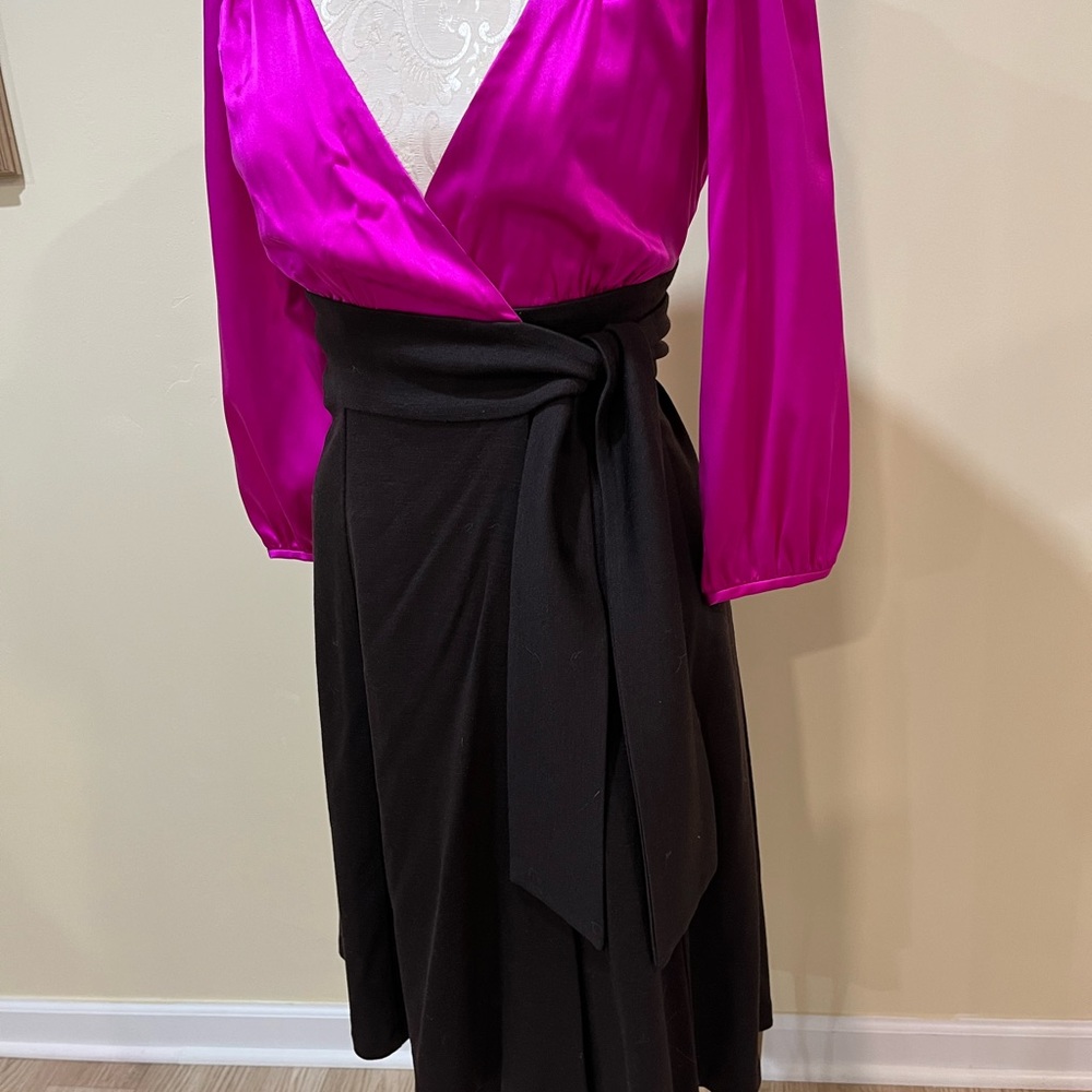 DVF Wool and Silk Wrap Dress